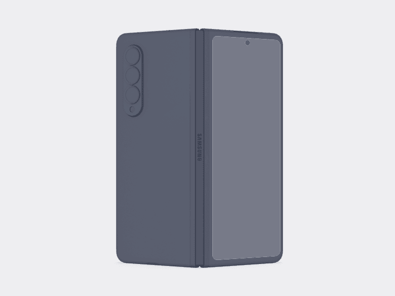 Samsung Galaxy Z Fold 3 online mockup