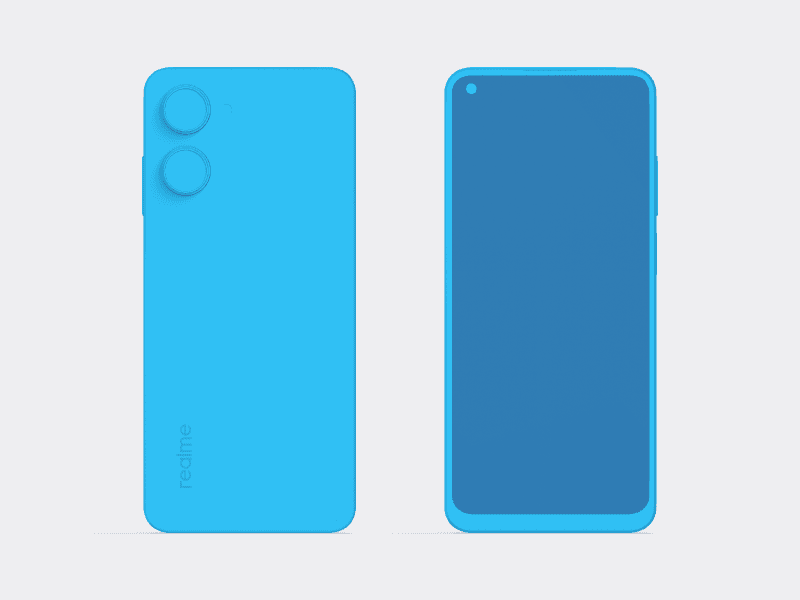 Realme 10 online mockup