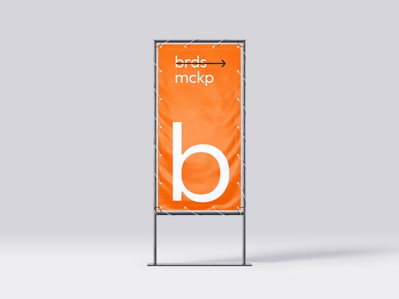 Boards. Poster Stand online mockup