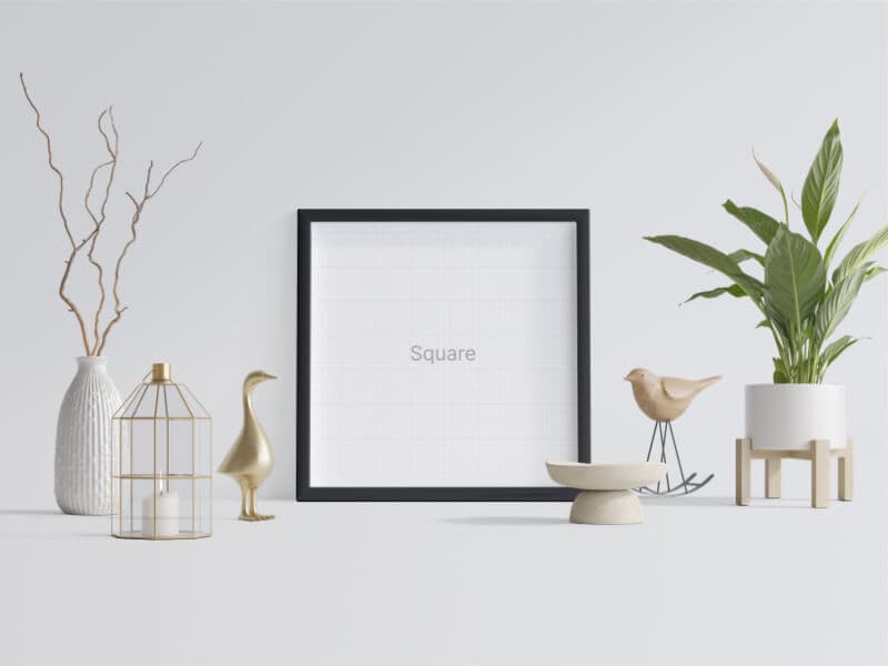 Frames online mockup