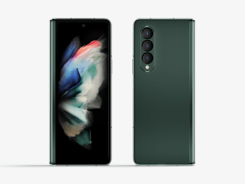 Samsung Galaxy Z Fold 3 online mockup