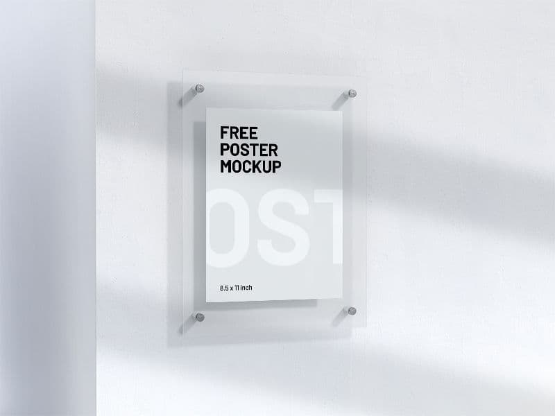 Letter Poster online mockup
