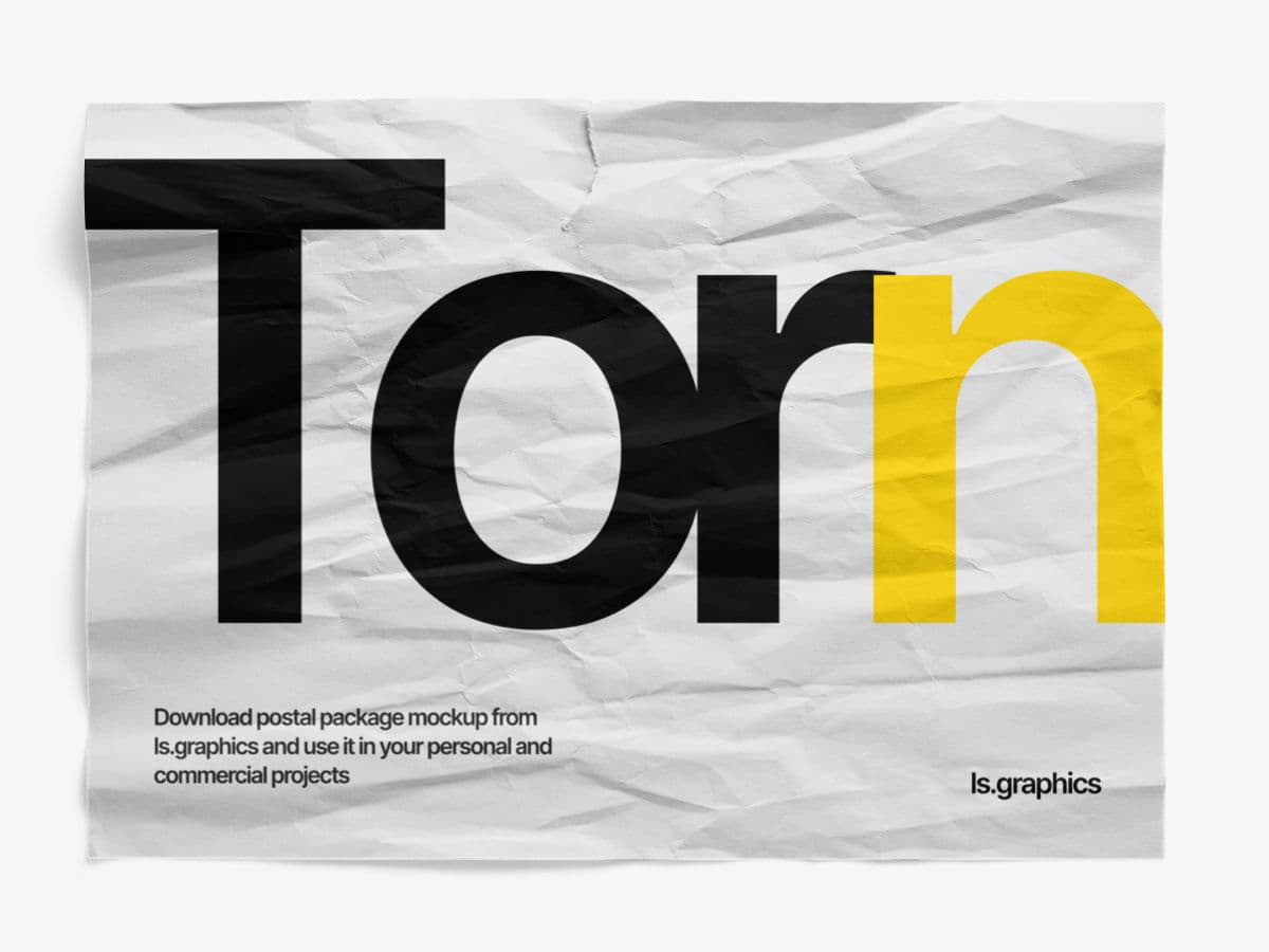 Torn Posters online mockup