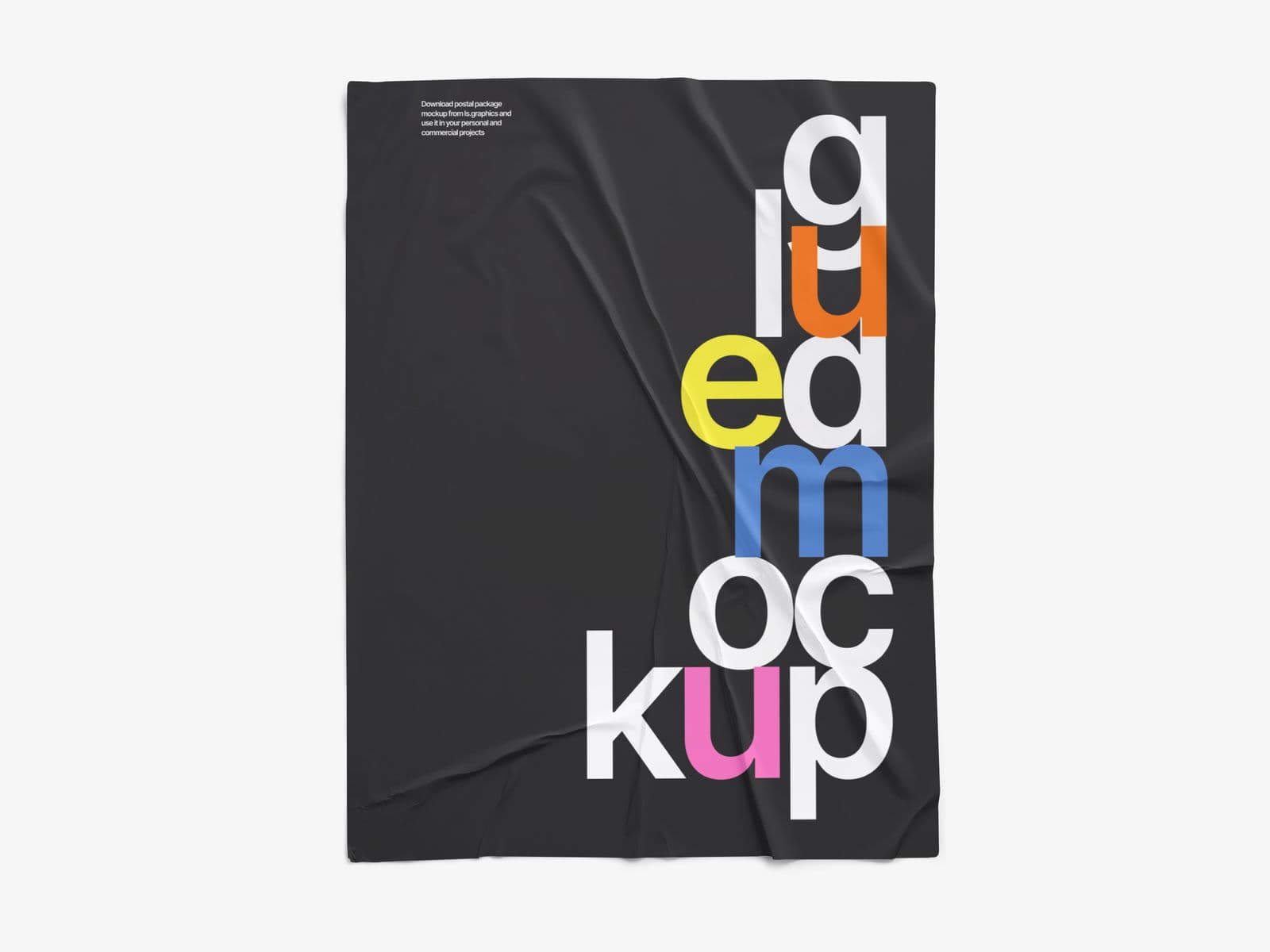 Glued Posters Glossy online mockup