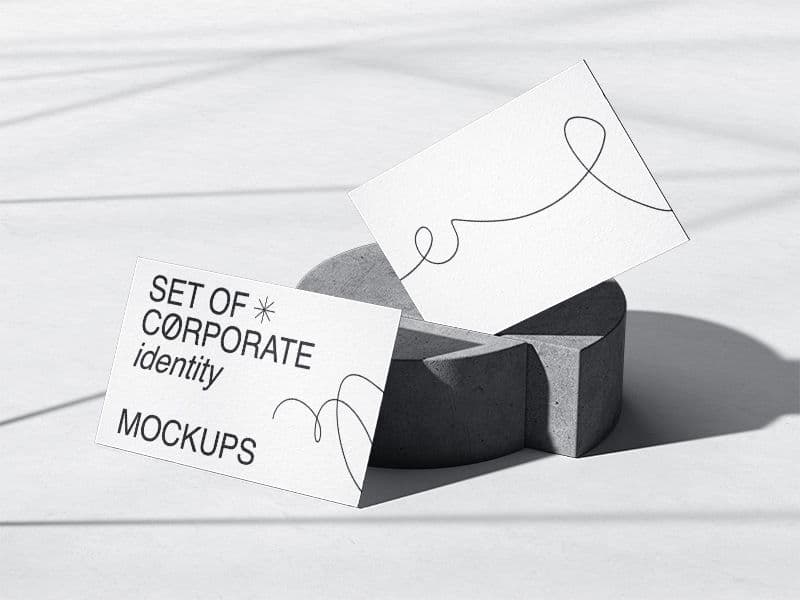 Qubus. Business Cards online mockup