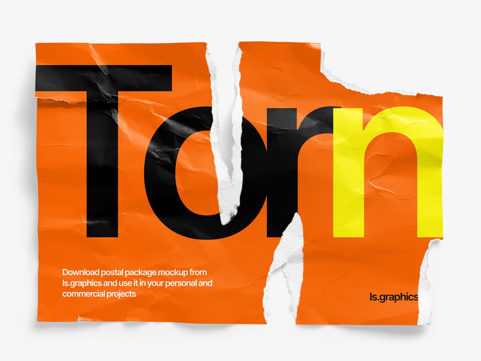Torn Posters Glossy online mockup
