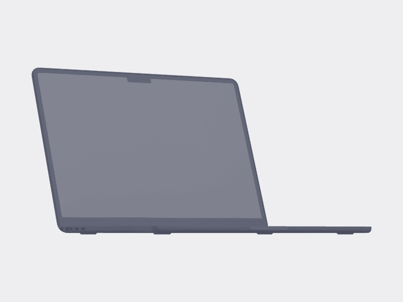 MacBook Air (2022) online mockup