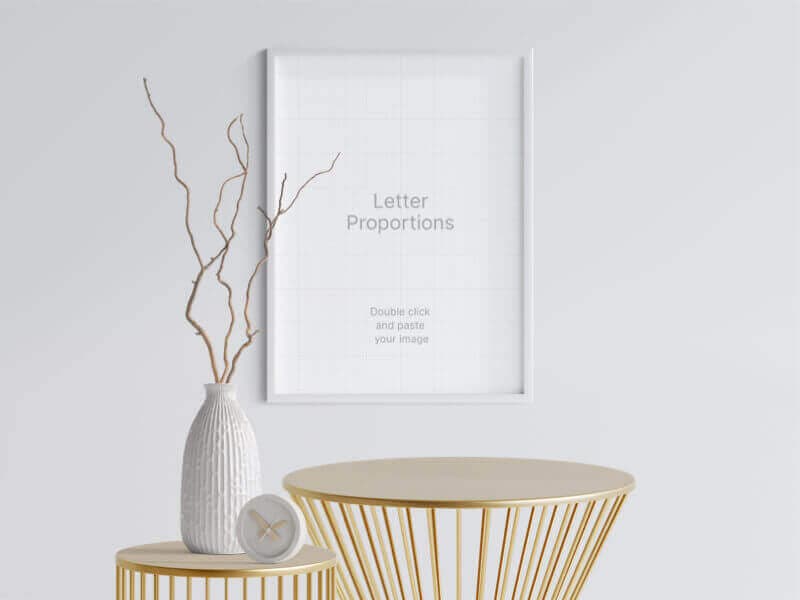 Frames online mockup