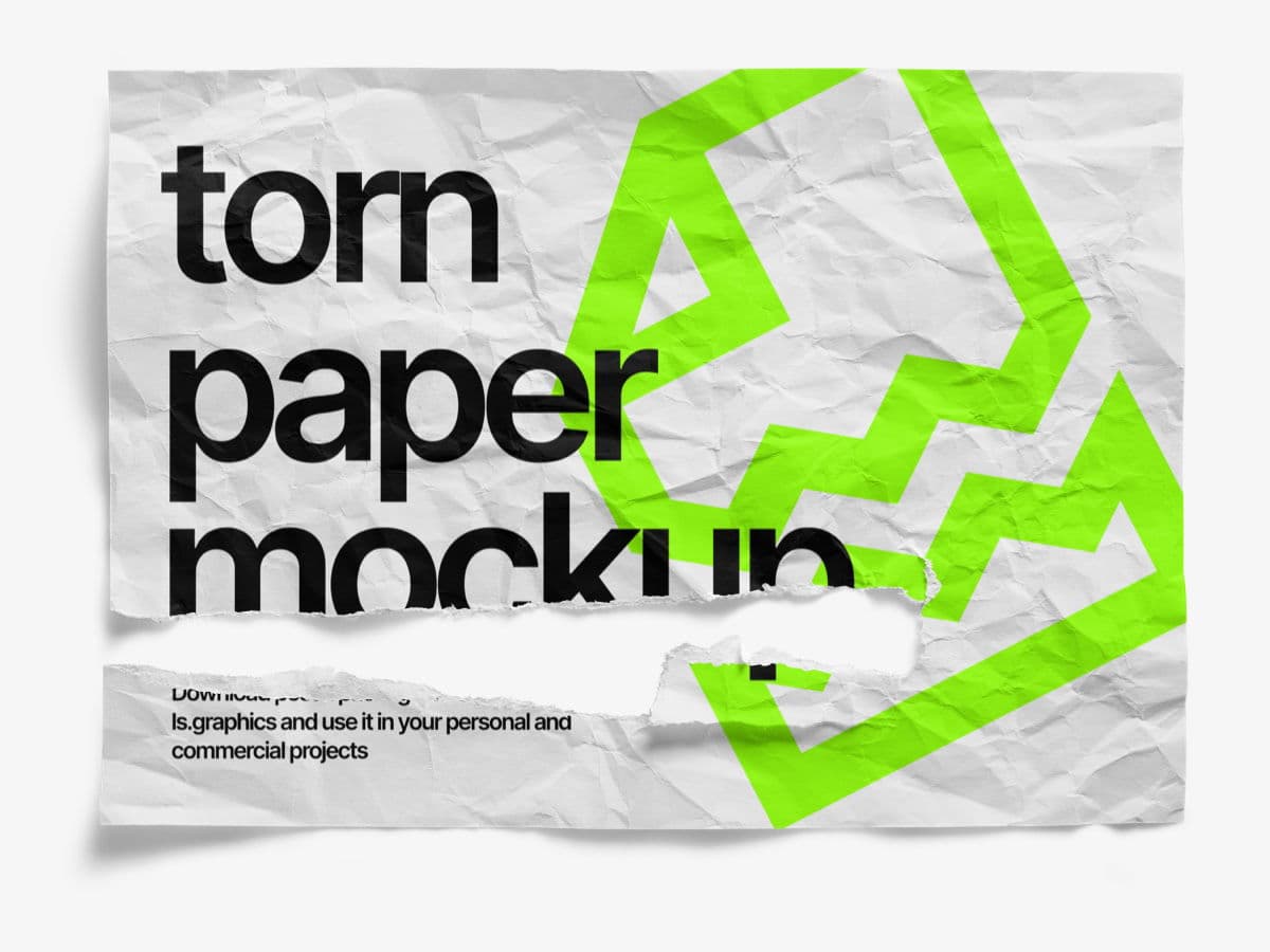 Torn Posters online mockup