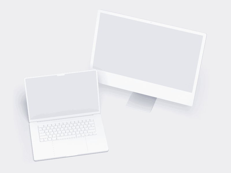 MacBook online mockup