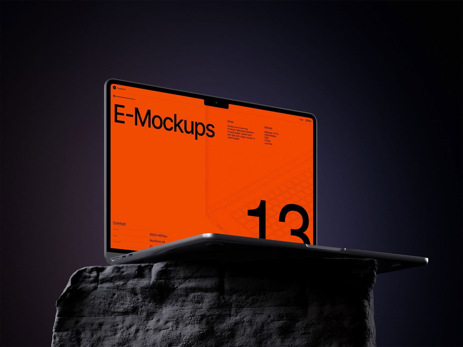 MacBook Air (2022) online mockup