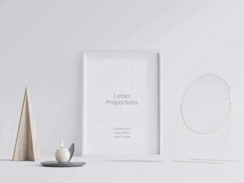 Frames online mockup
