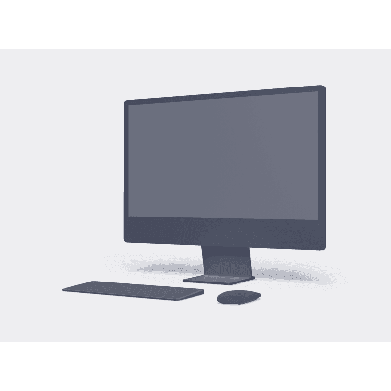 iMac 24 inch online mockup