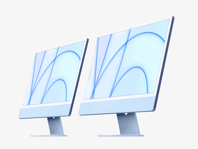 iMac 24 inch online mockup