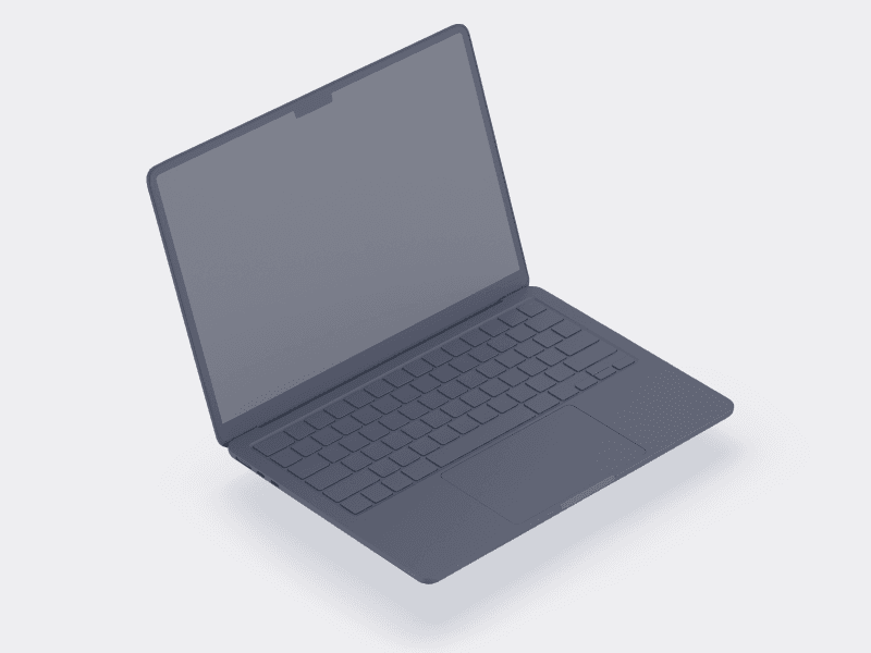 MacBook Air (2022) online mockup