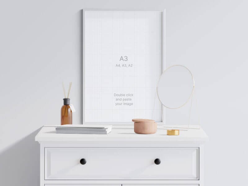 Frames online mockup