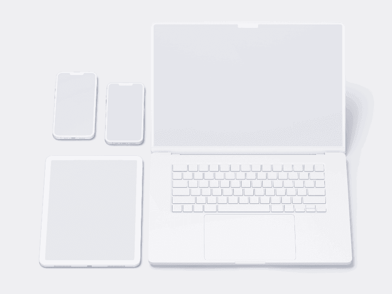 MacBook online mockup