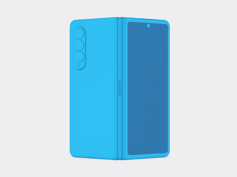 Samsung Galaxy Z Fold 3 online mockup