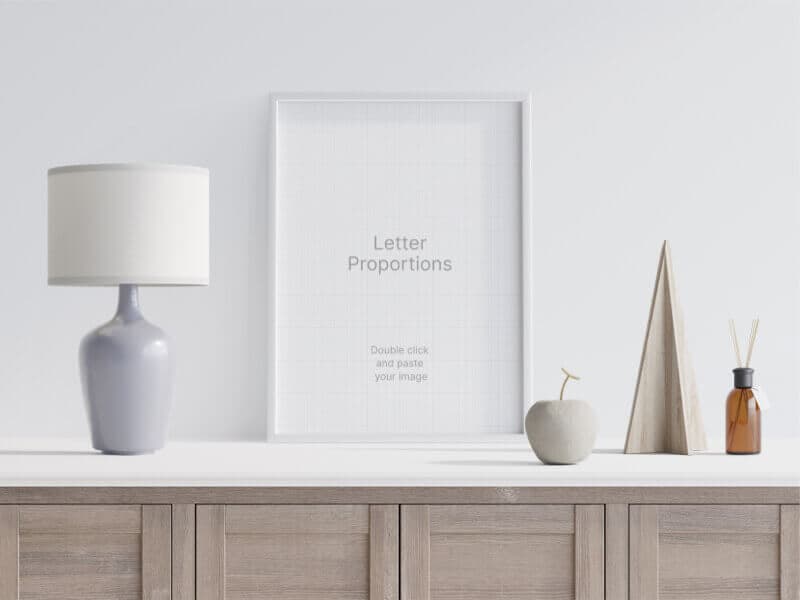 Frames online mockup