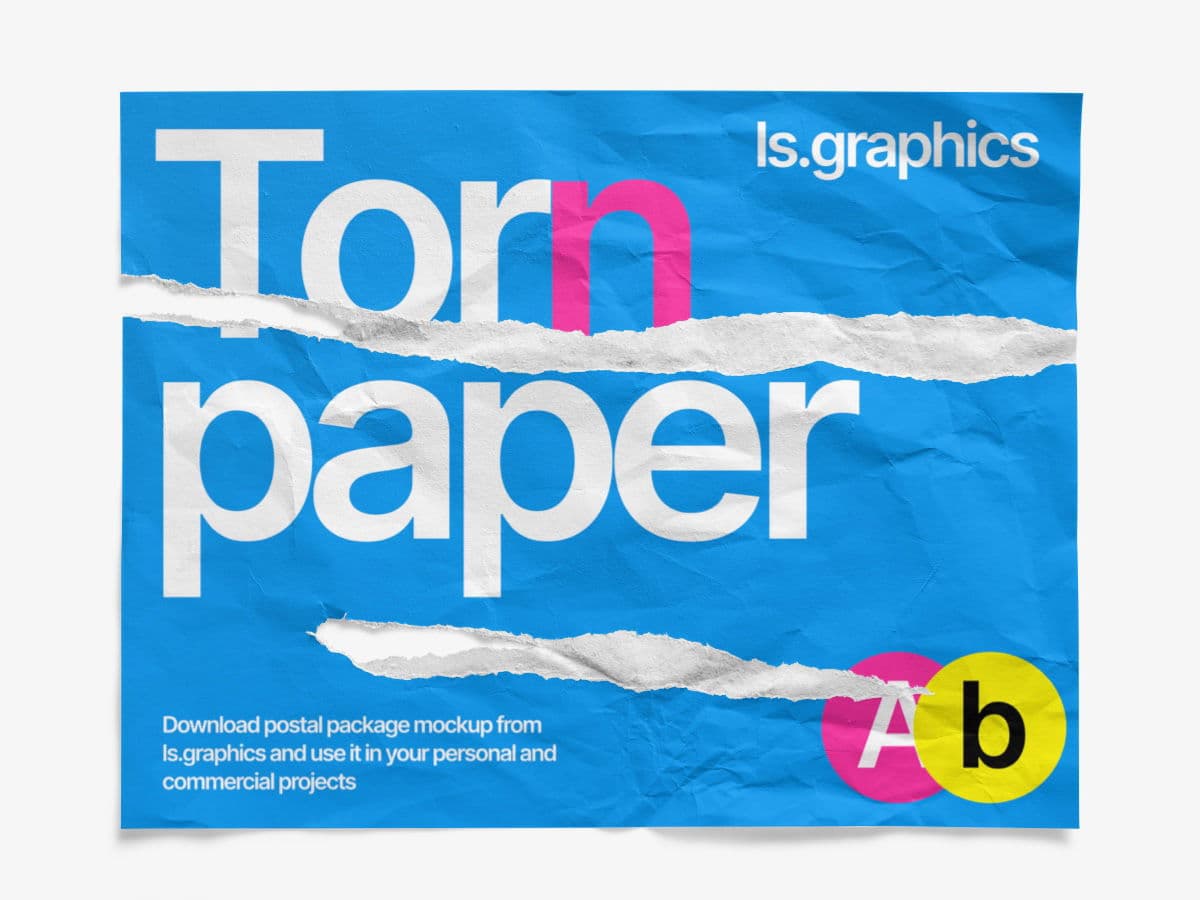 Torn Posters online mockup