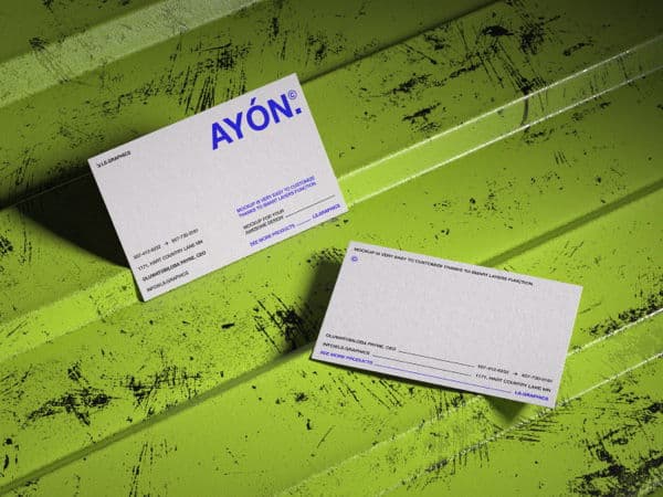 Business Сards online mockup