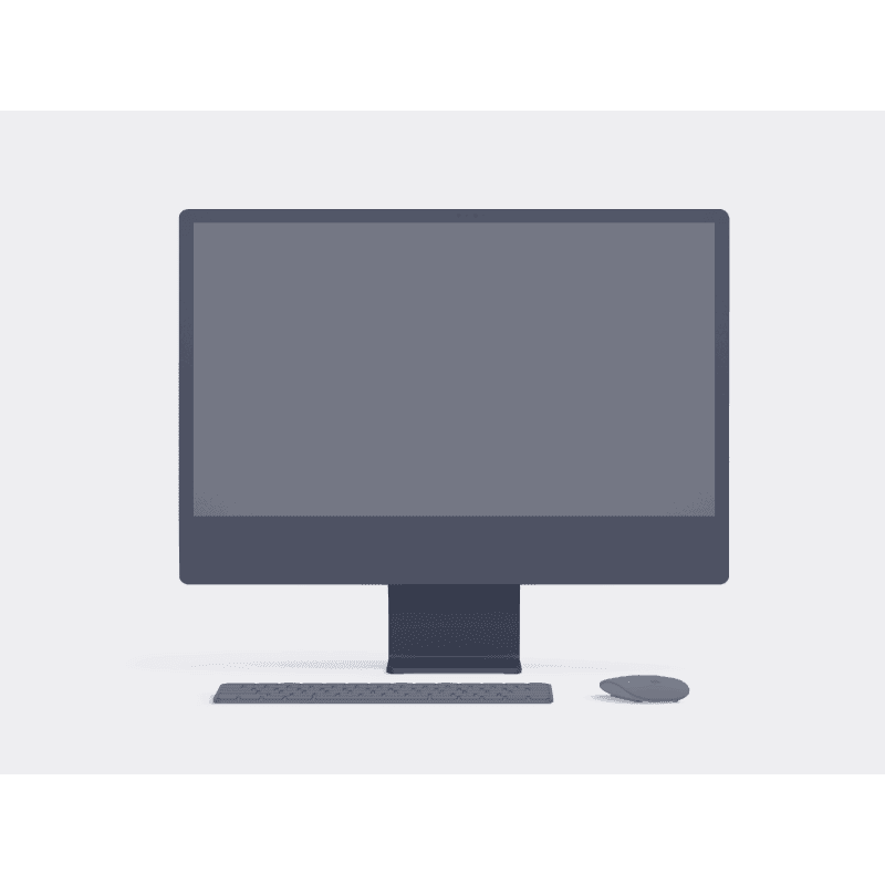 iMac 24 inch online mockup