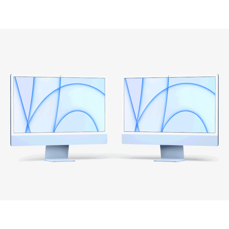 iMac 24 inch online mockup