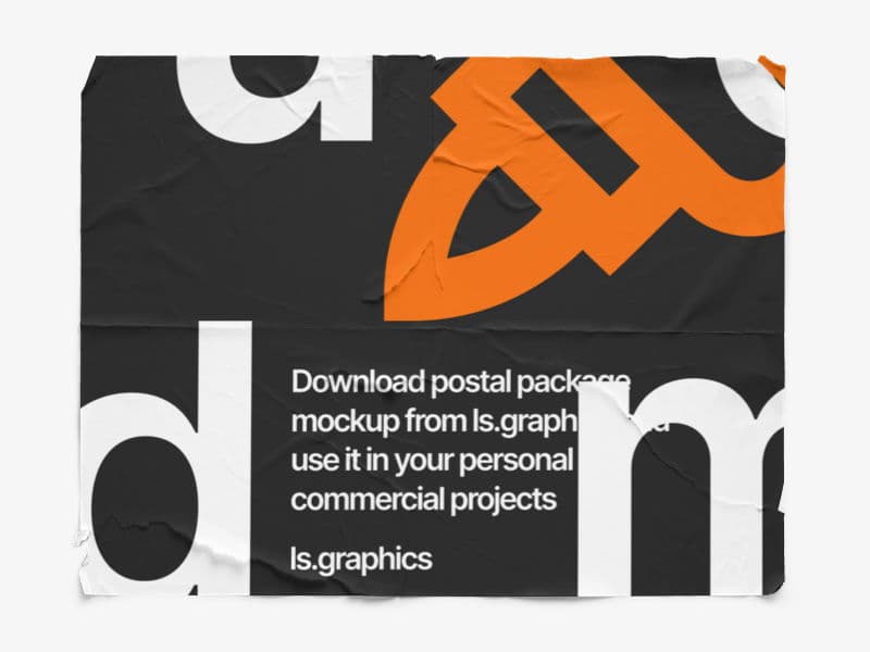 Glued Posters online mockup