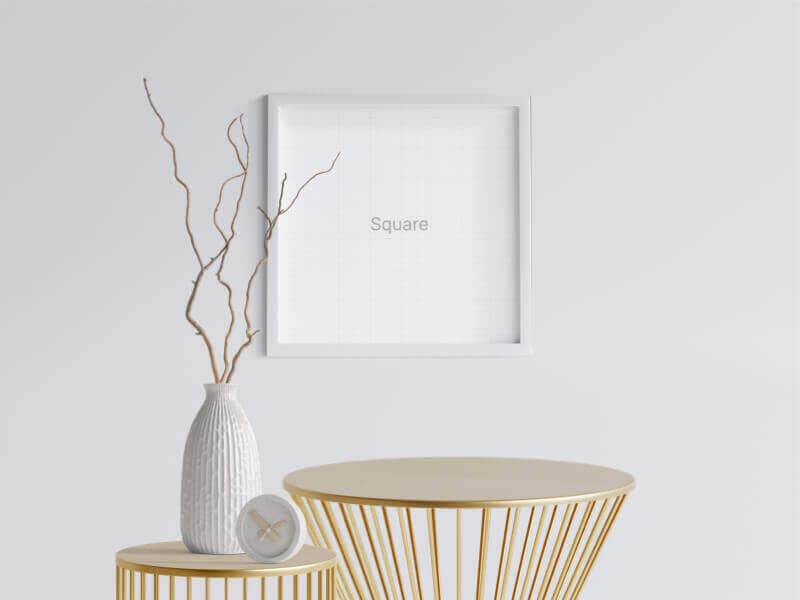 Frames online mockup