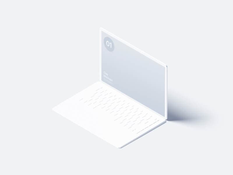 MacBook Air 13 online mockup