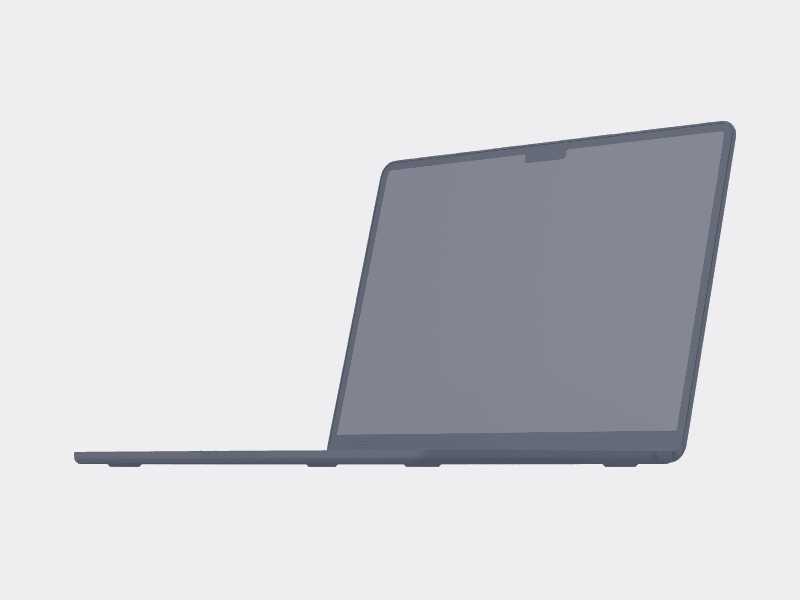 MacBook Air (2022) online mockup