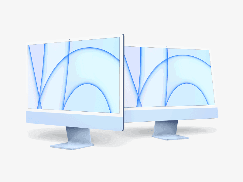 iMac 24 inch online mockup