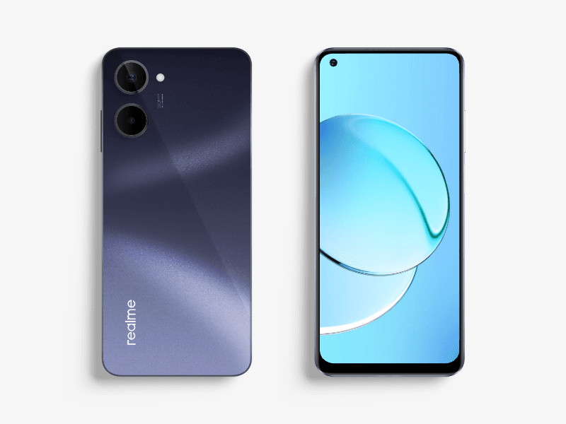 Realme 10 online mockup