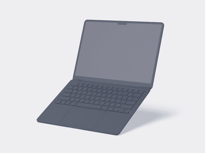 MacBook Air (2022) online mockup