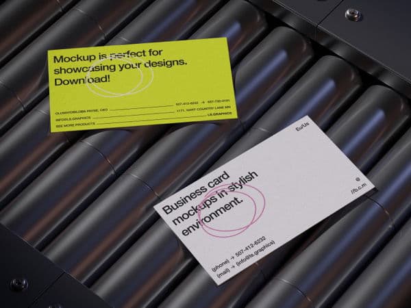 Business Сards online mockup