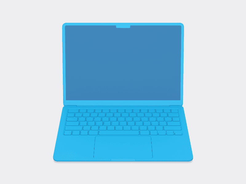 MacBook Air (2022) online mockup