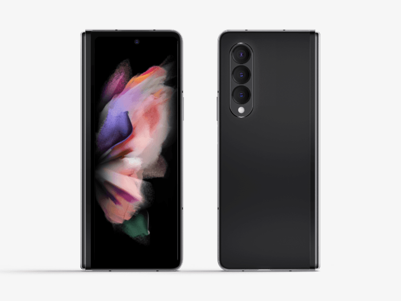 Samsung Galaxy Z Fold 3 online mockup