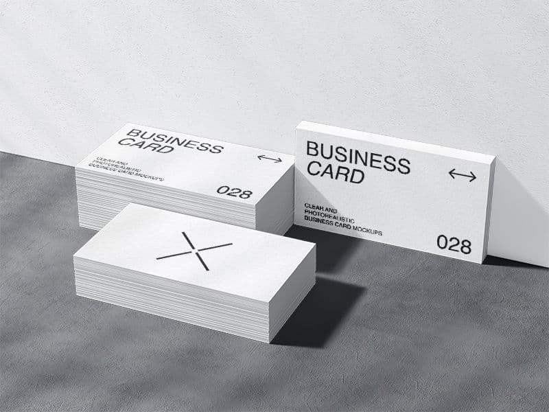 Qubus. Business Cards online mockup