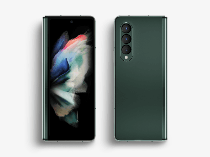 Samsung Galaxy Z Fold 3 online mockup