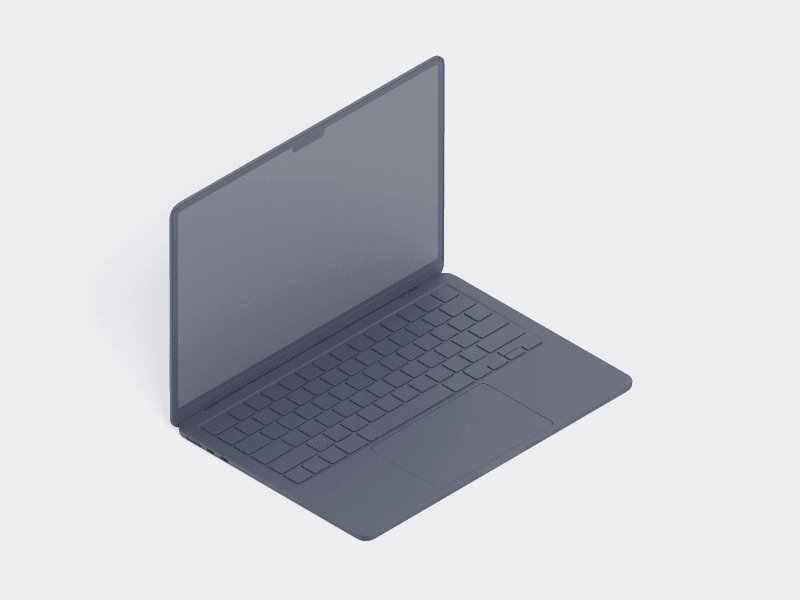 MacBook Air (2022) online mockup