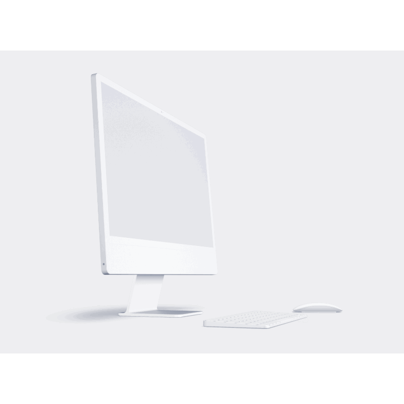 iMac 24 inch online mockup