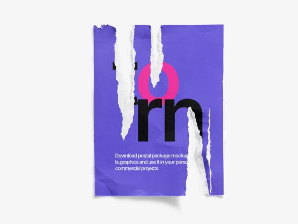 Torn Posters online mockup