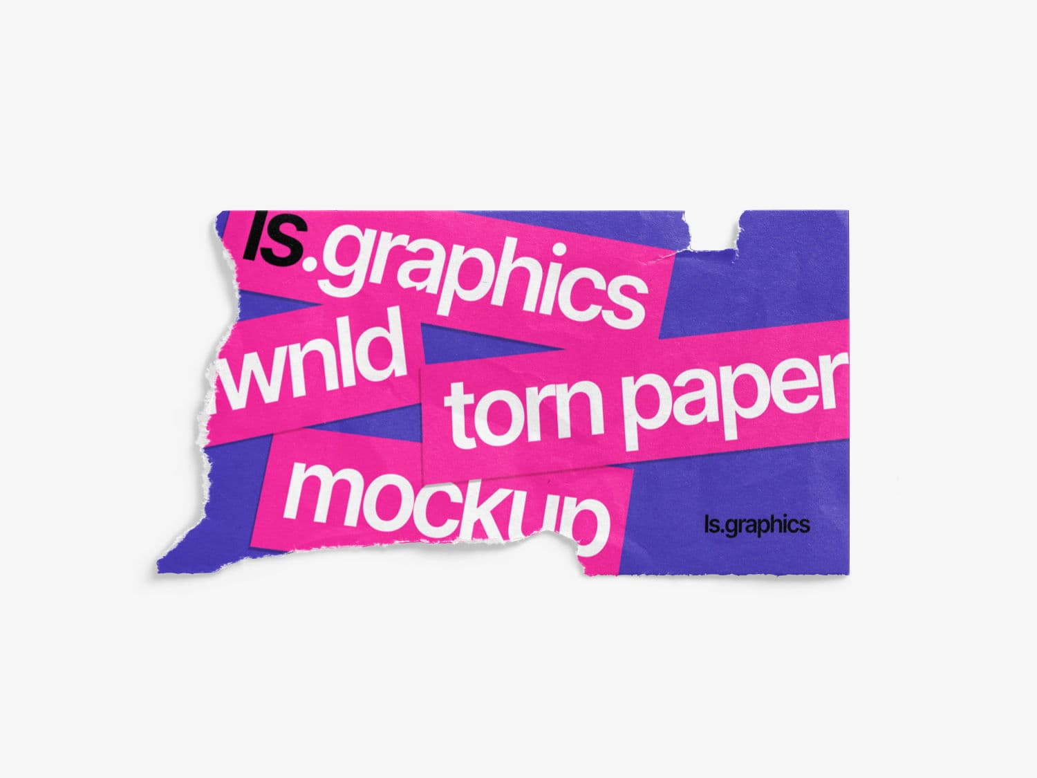 Torn Posters Textured online mockup
