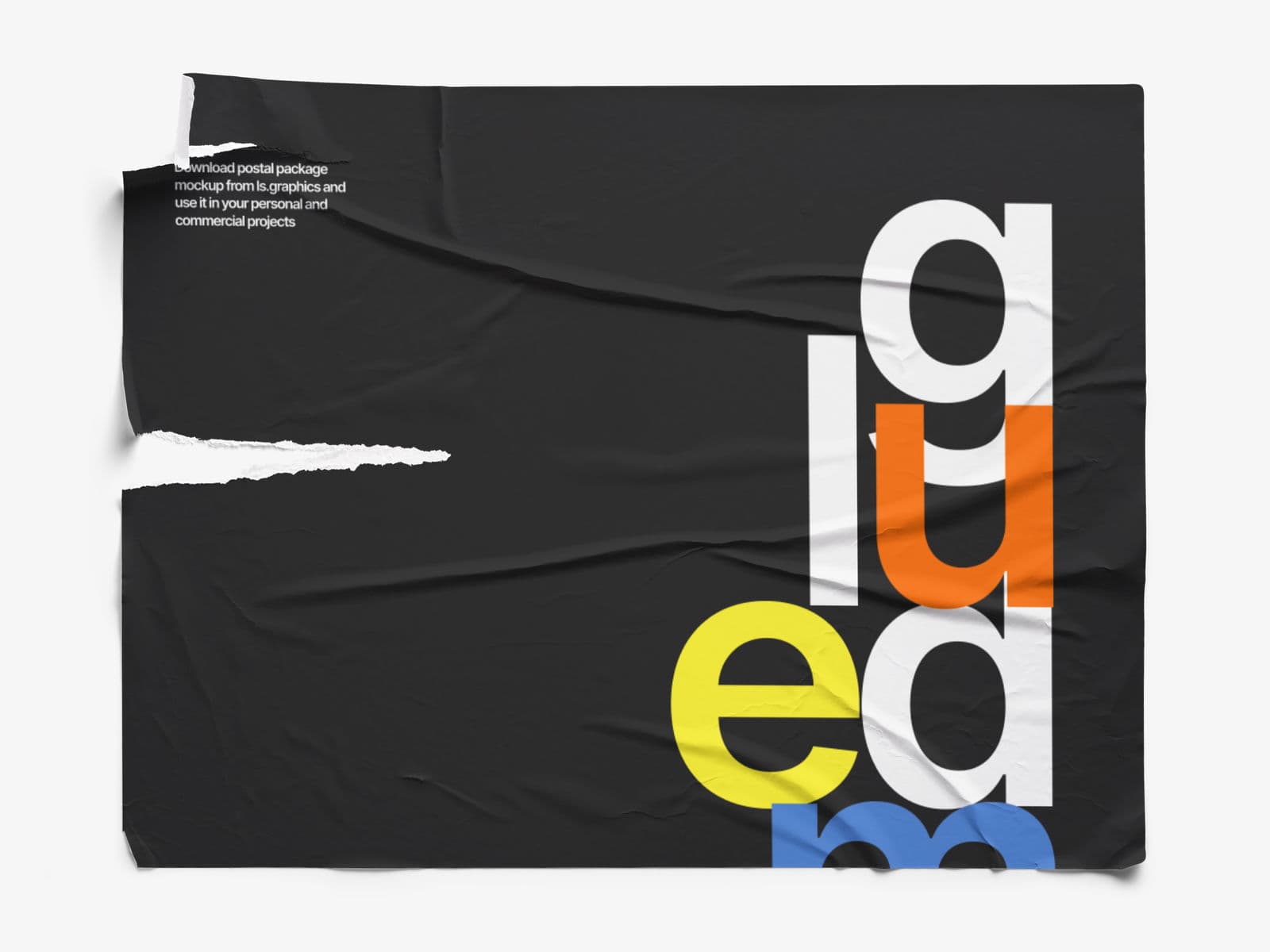 Glued Posters Glossy online mockup