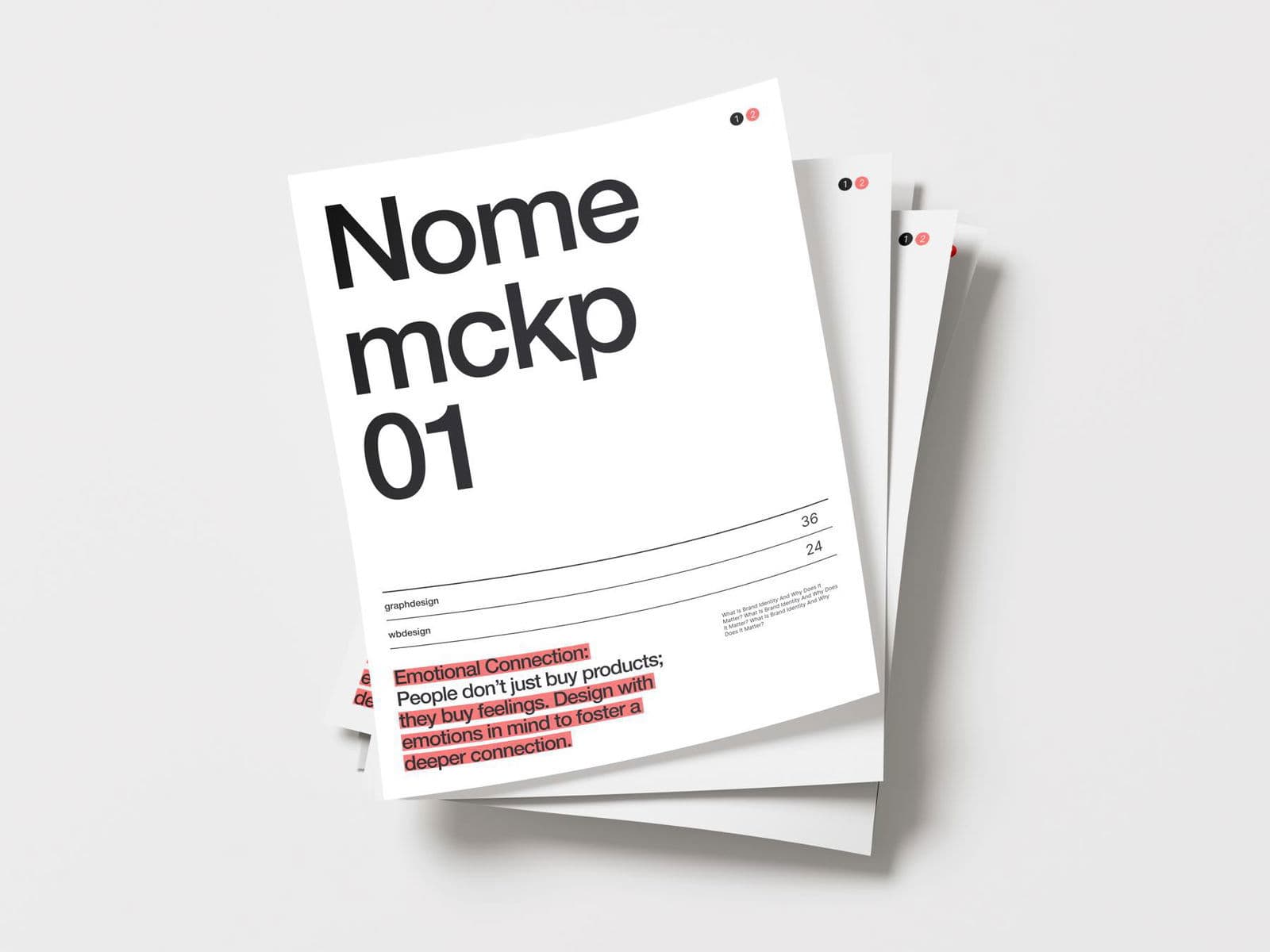 Nome online mockup