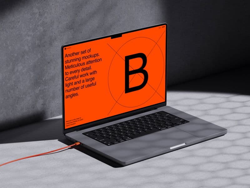 MacBook #04 online mockup