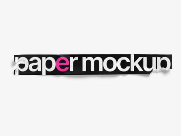 Torn Posters online mockup