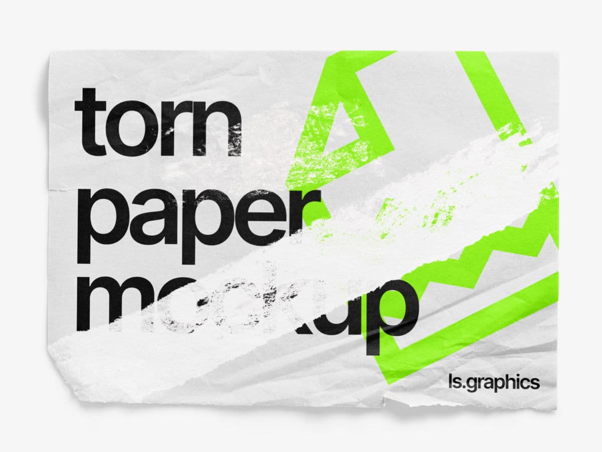 Torn Posters Textured online mockup