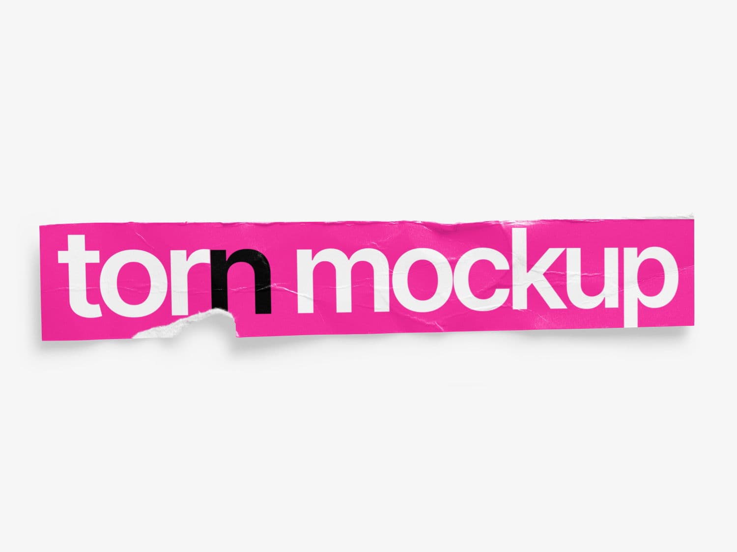 Torn Posters Glossy online mockup