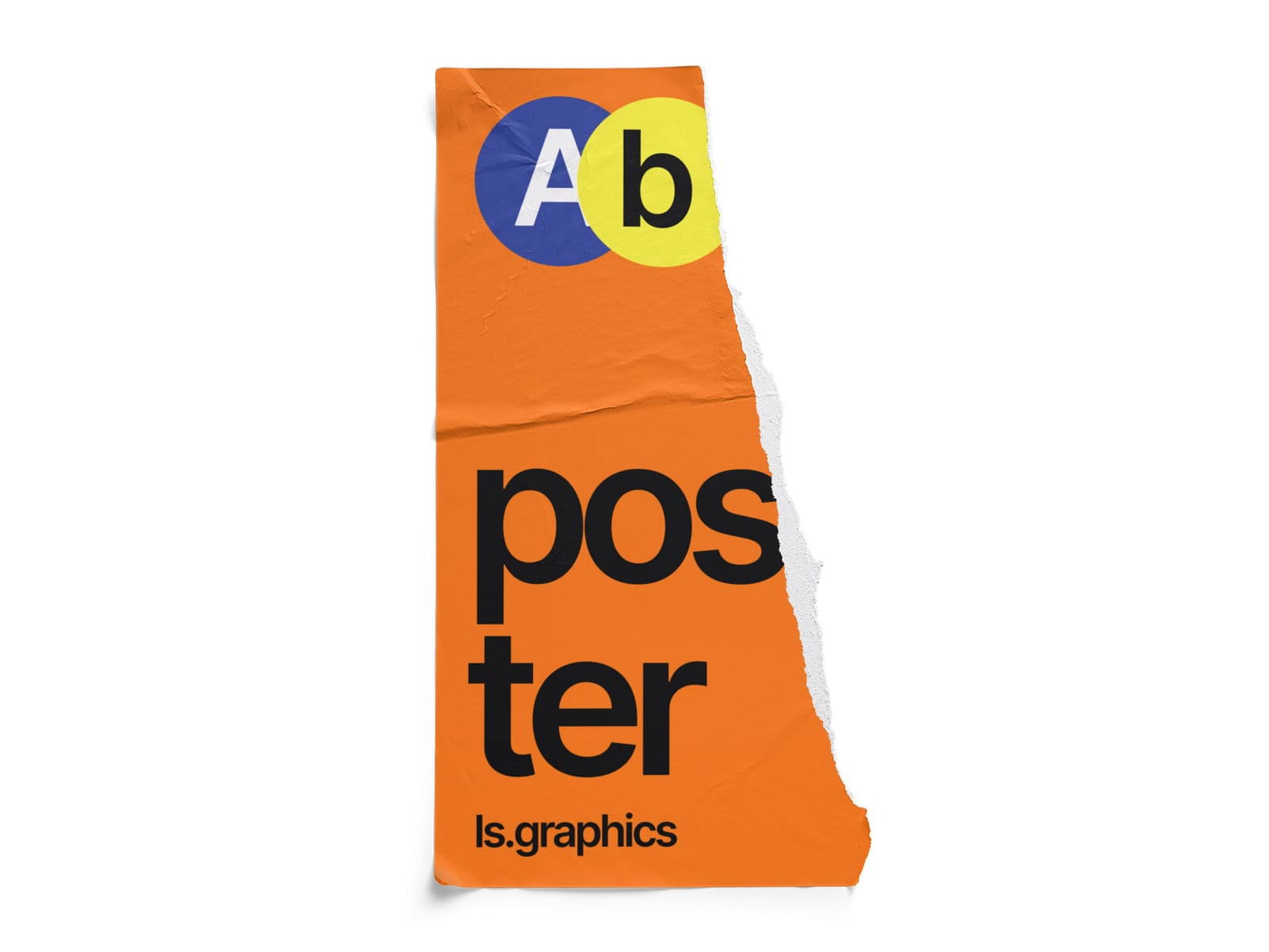 Glued Posters Glossy online mockup